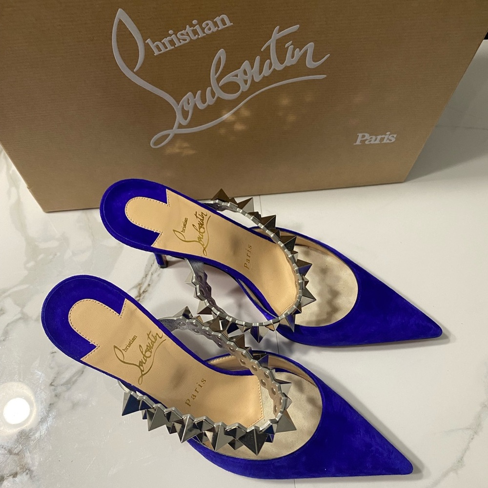 CHRISTIAN LOUBOUTIN
Planet Choc 80In Elixir/silver - Picture 2 of 13